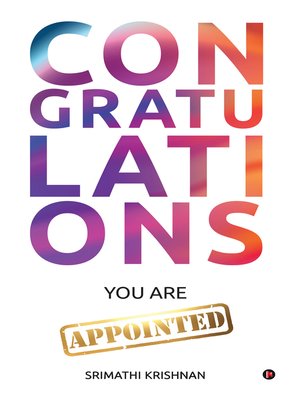 cover image of Congratulations You are appointed
